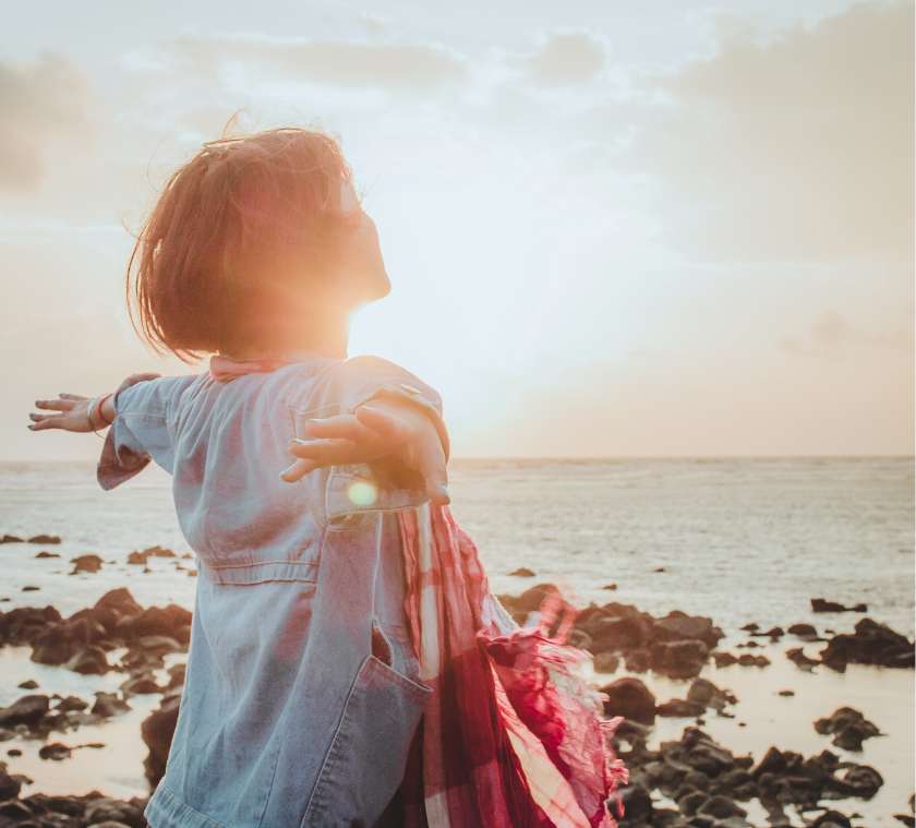 Woman At Ocean